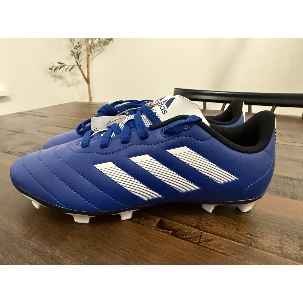 [GW6162] YOUTH ADIDAS GOLETTO VIII FG 'ROYAL BLUE' Size 5.5Y Soccer Cleats New